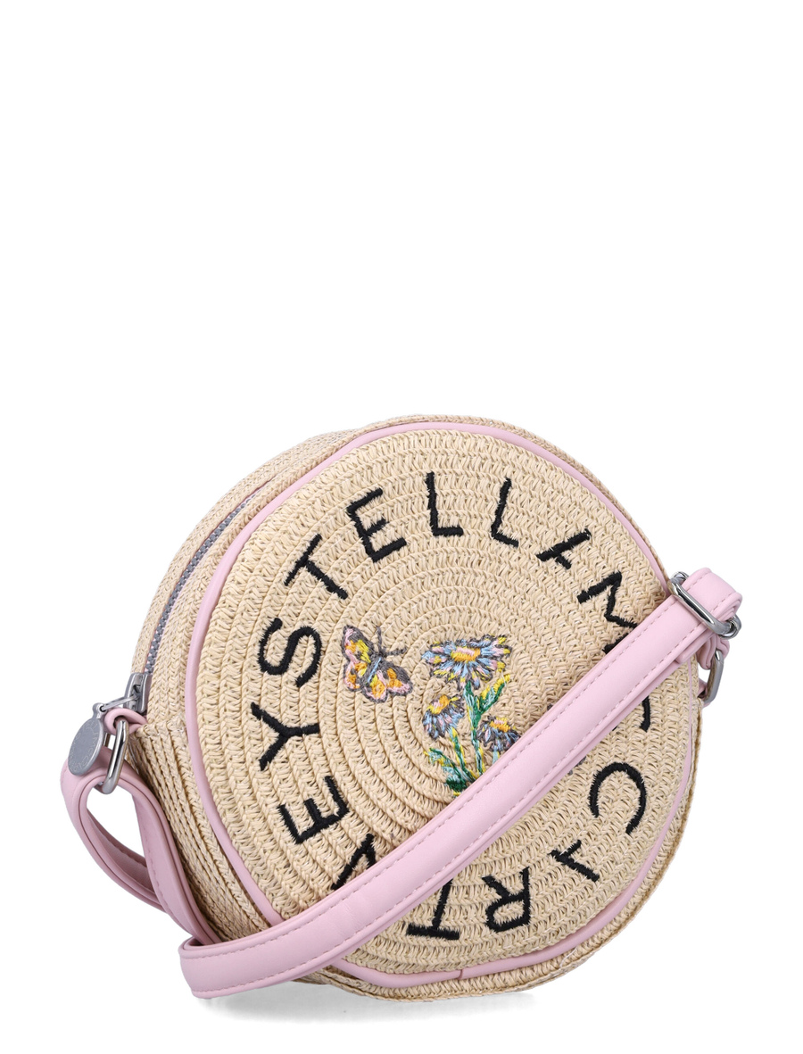 Kid - Round straw shoulder bag - Spazio Pritelli