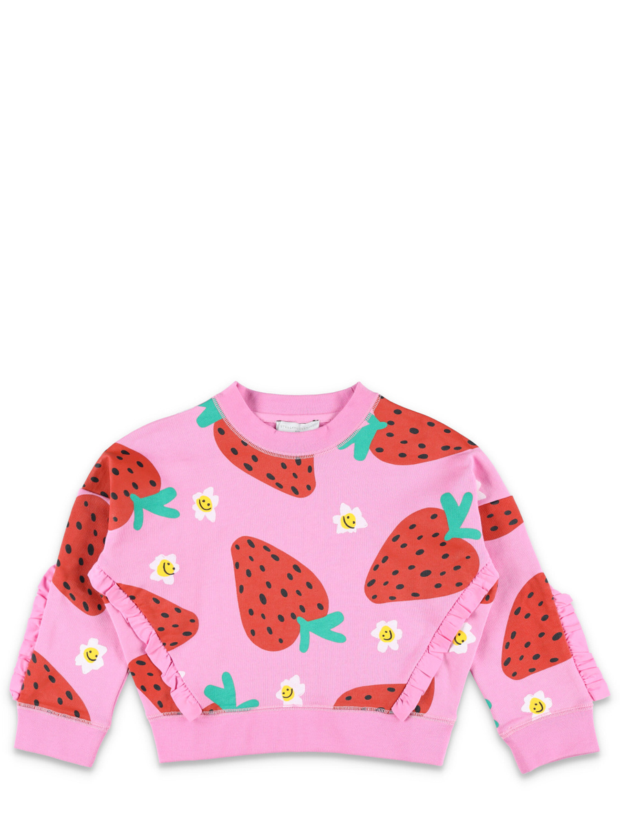 Kid - Strawberry print sweatshirt and short set - Spazio Pritelli