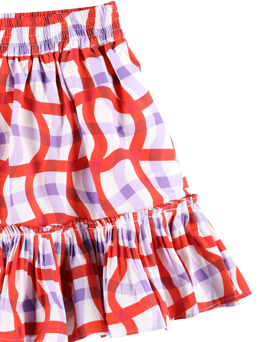 Kid - Check print skirt - Spazio Pritelli