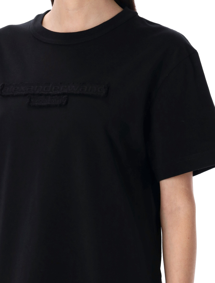 Distressed logo t-shirt - Spazio Pritelli