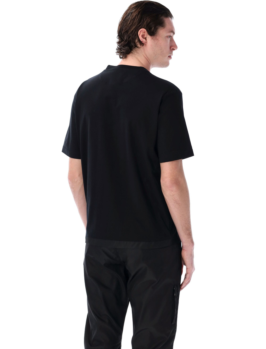 Re-nylon and jersey t-shirt - Spazio Pritelli