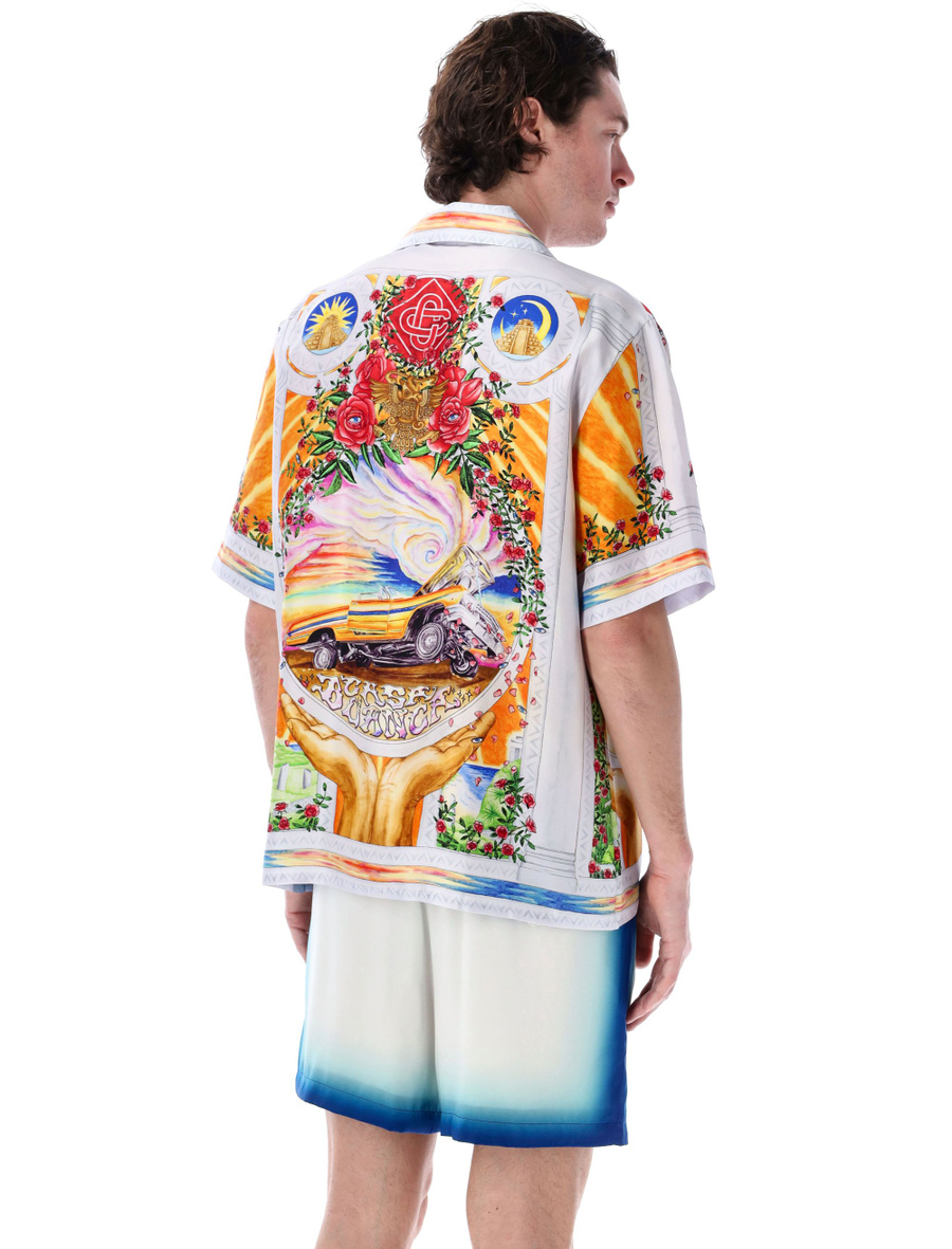 La Tornade De Rose silk shirt - Spazio Pritelli