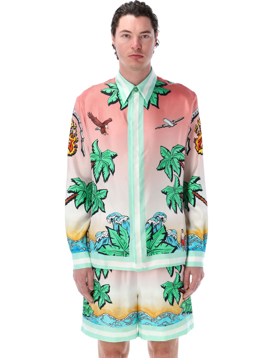 Tennis Club silk shirt - Spazio Pritelli