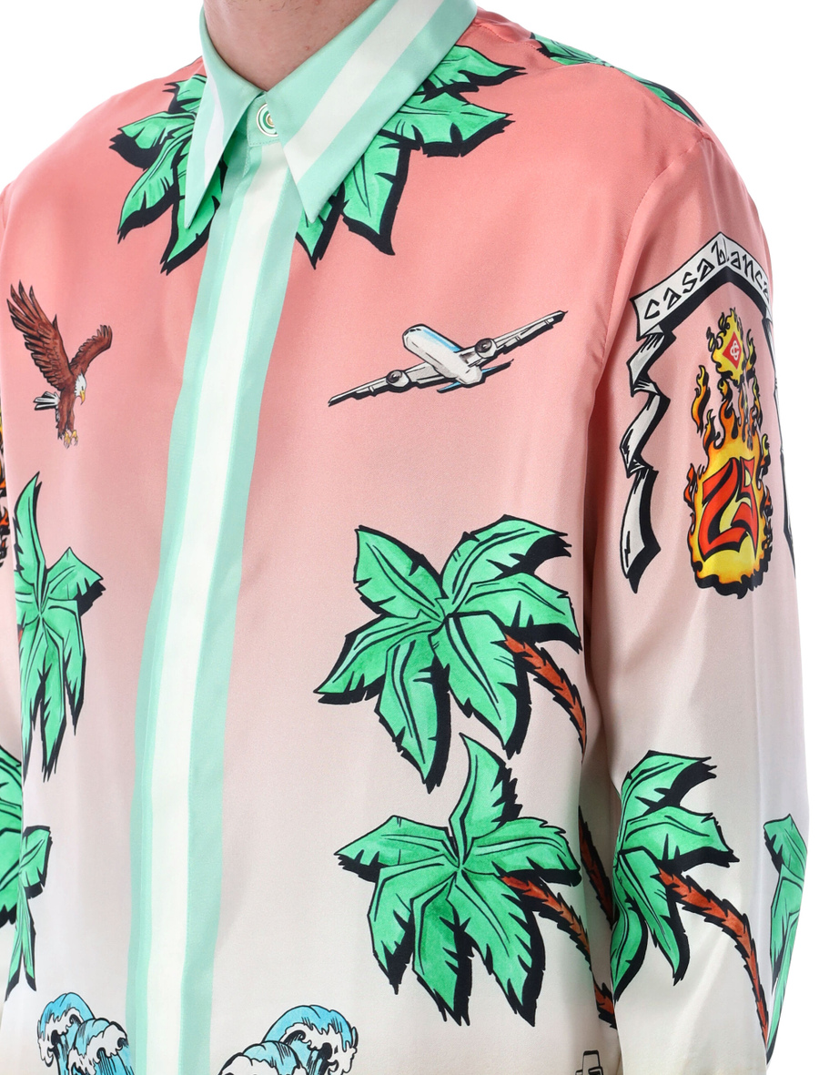 Tennis Club silk shirt - Spazio Pritelli