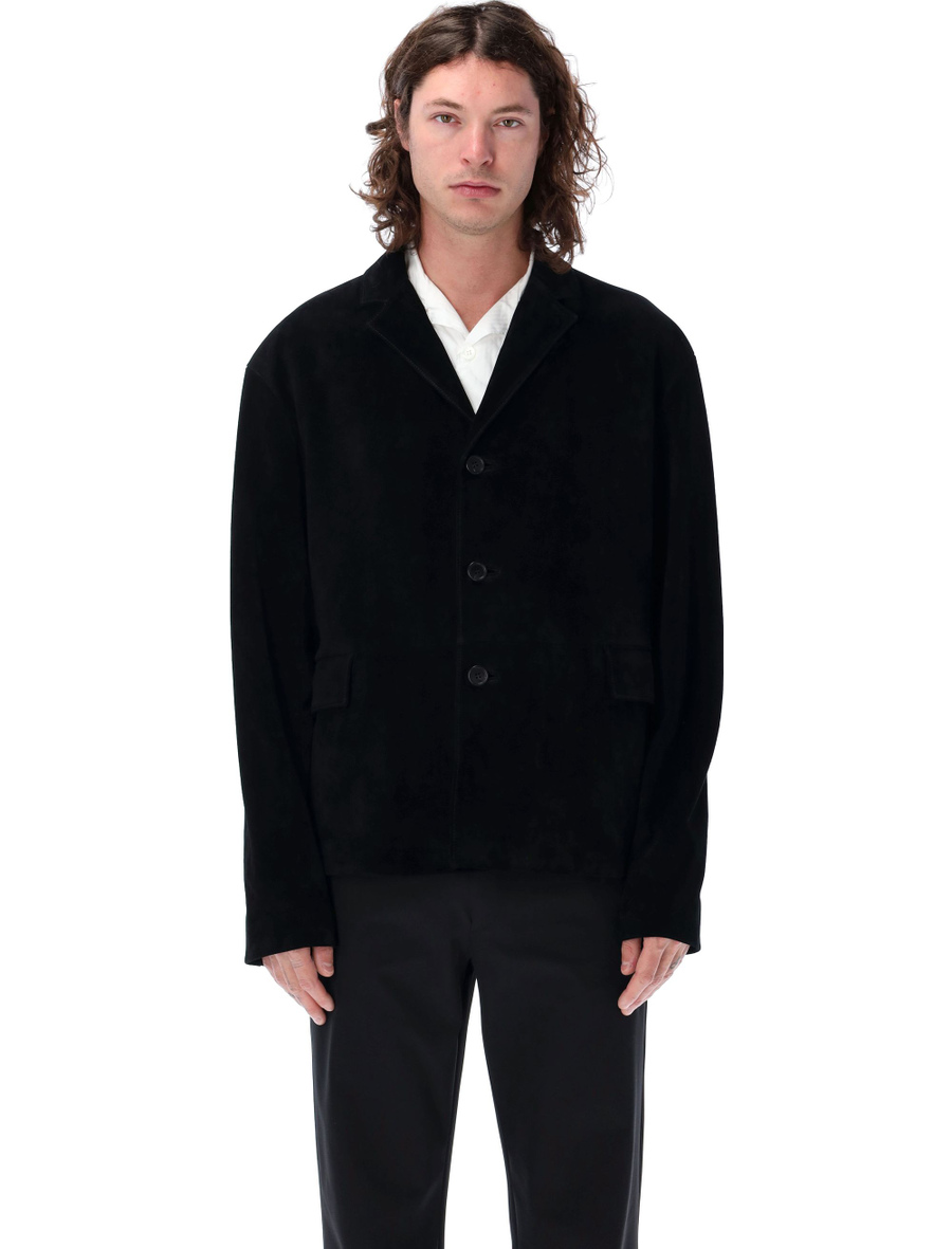 Suede calfskin jacket - Spazio Pritelli