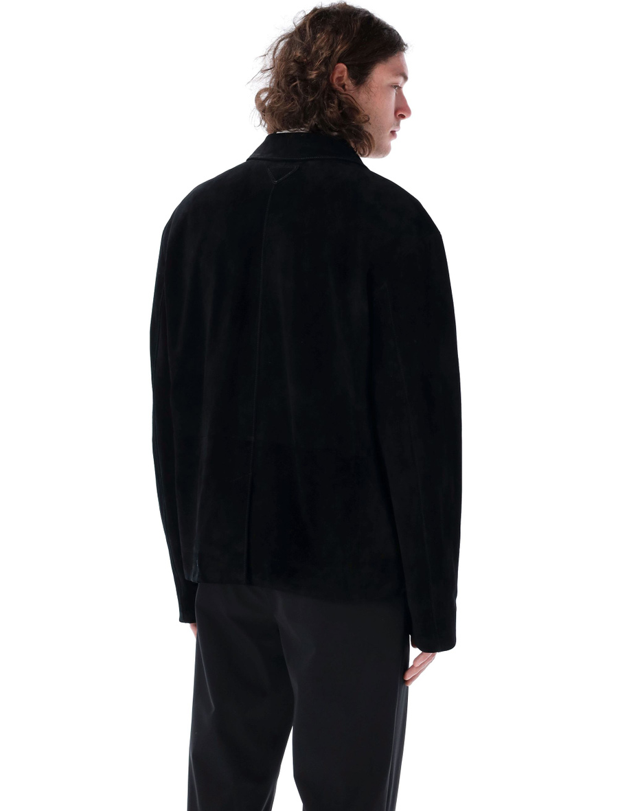 Suede calfskin jacket - Spazio Pritelli