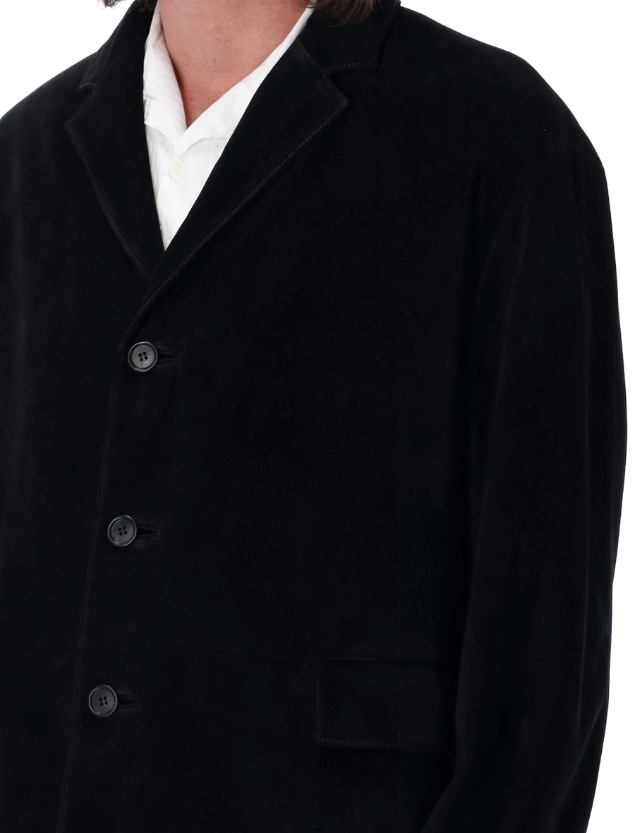 Suede calfskin jacket - Spazio Pritelli