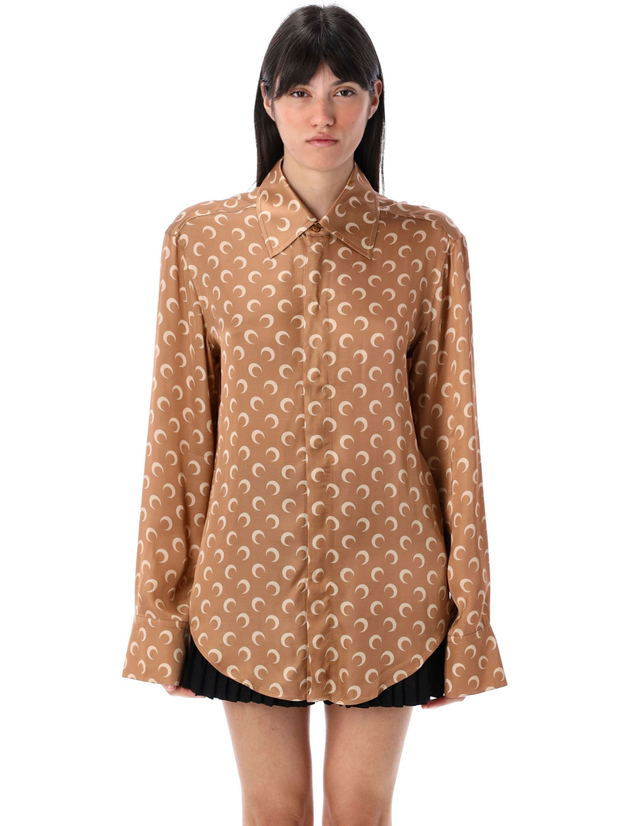 Moon satin shirt - Spazio Pritelli