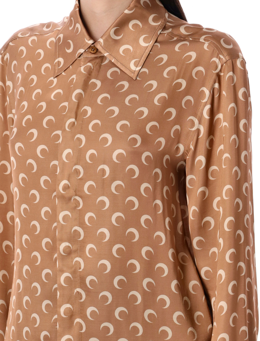 Moon satin shirt - Spazio Pritelli