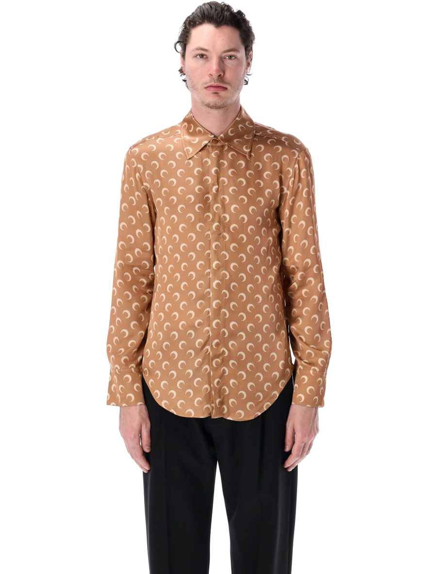 Moon satin shirt - Spazio Pritelli