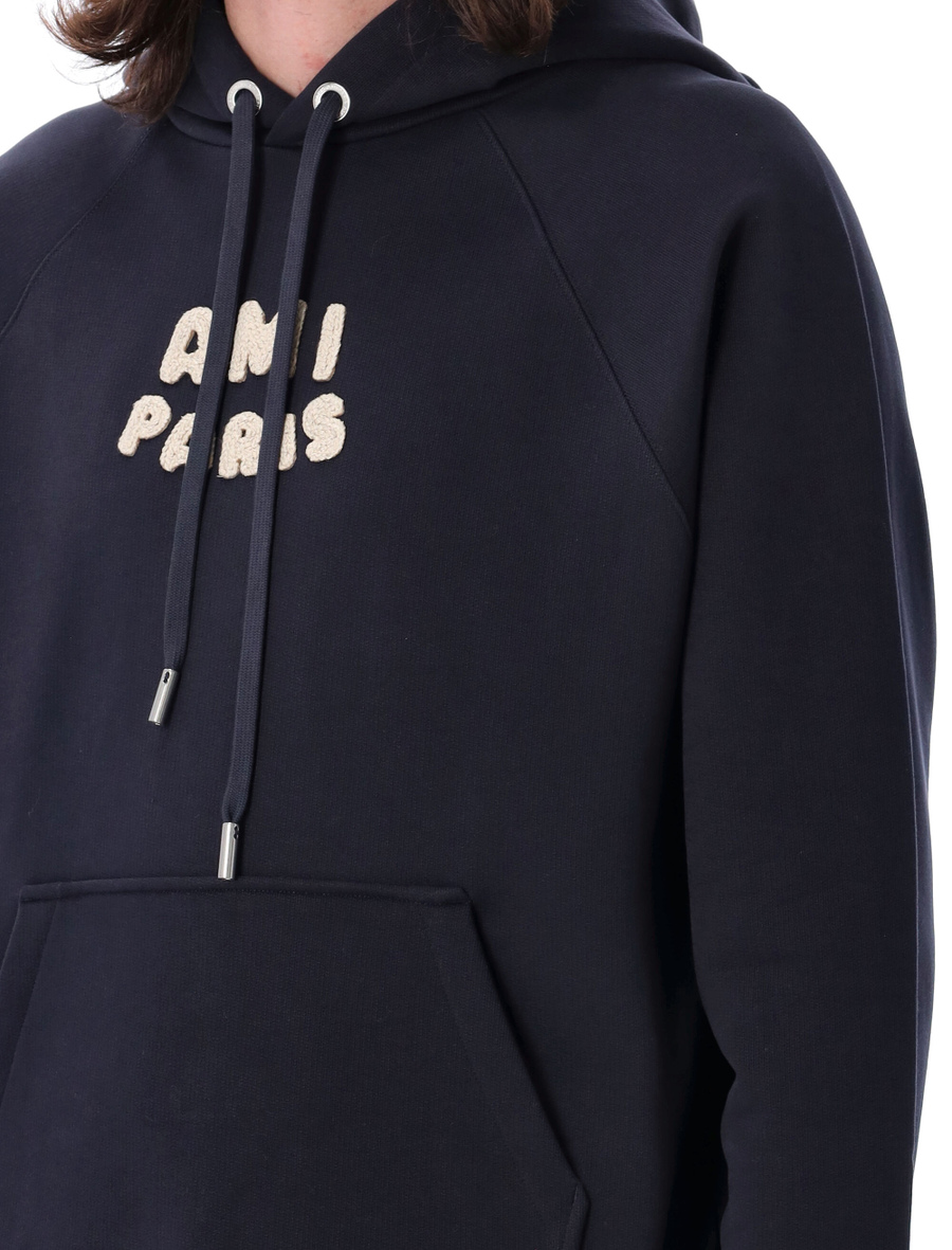 Ami Paris patch hoodie - Spazio Pritelli
