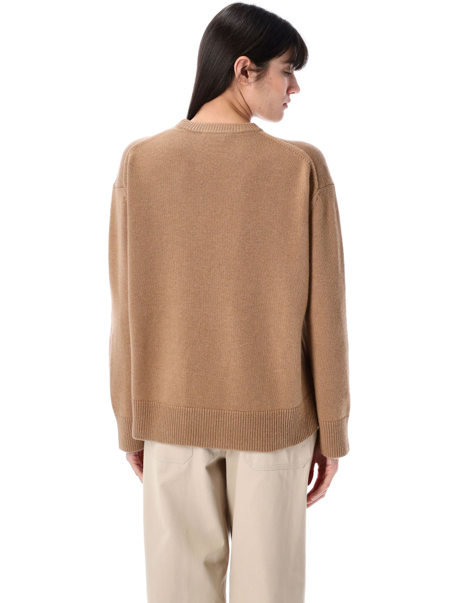 Wool and cashmere crew-neck sweater - Spazio Pritelli
