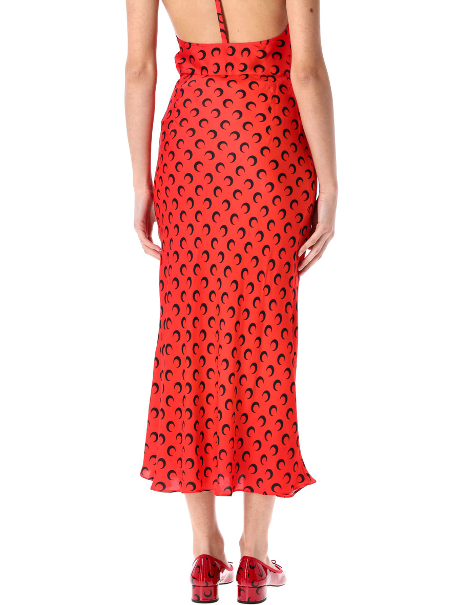 Moon satin midi skirt - Spazio Pritelli
