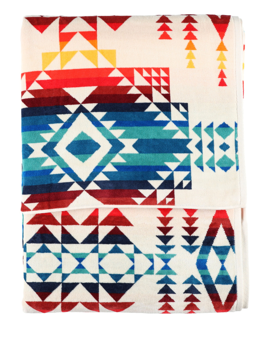 Jacquard beach towel for two - Spazio Pritelli