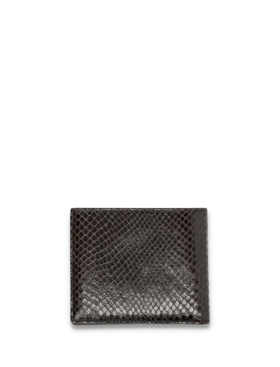 Printed python classic bifold wallet - Spazio Pritelli