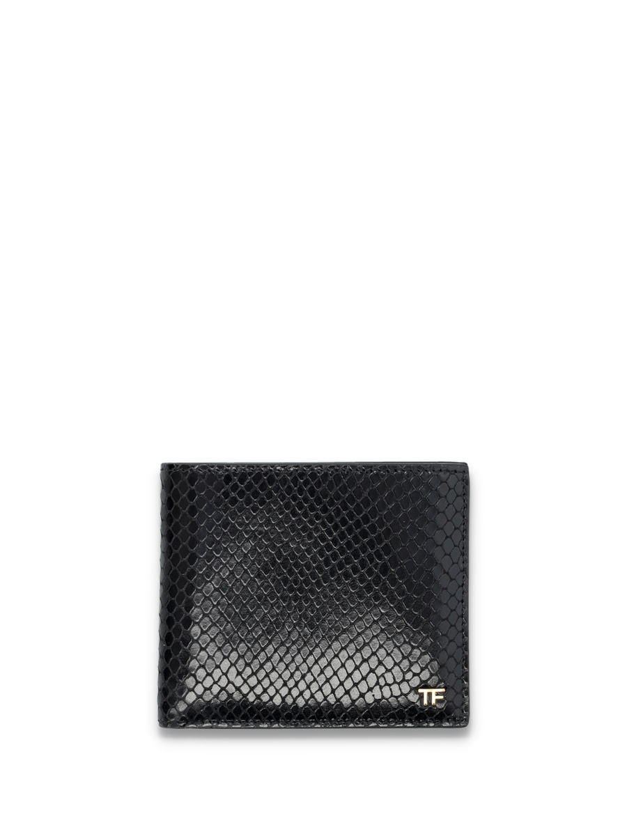 Printed python classic bifold wallet - Spazio Pritelli