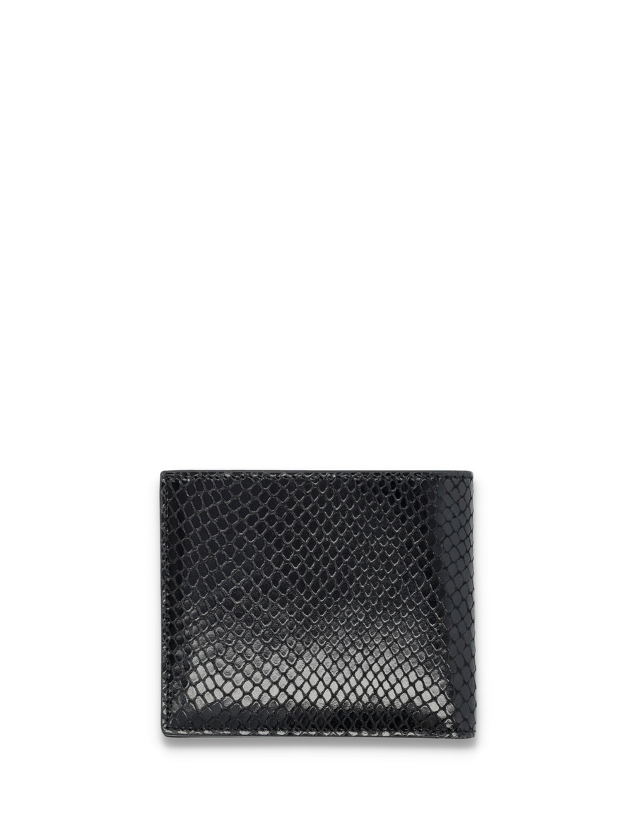 Printed python classic bifold wallet - Spazio Pritelli