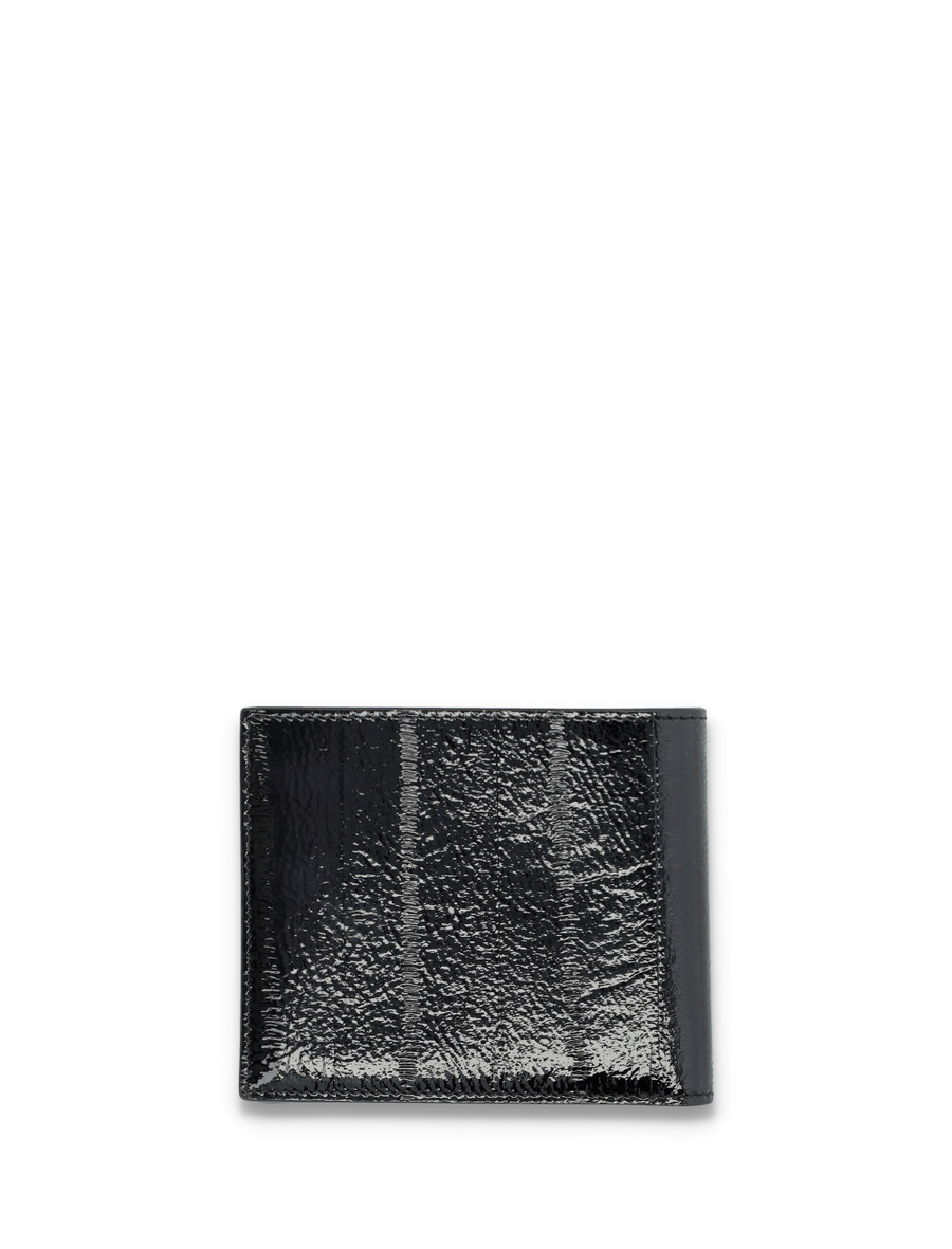Printed eel classic bifold wallet - Spazio Pritelli