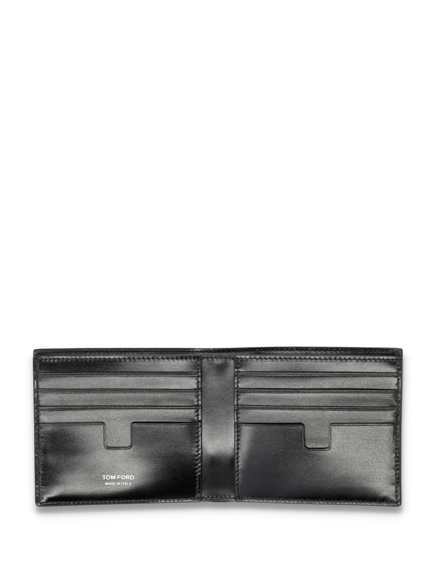 Printed eel classic bifold wallet - Spazio Pritelli