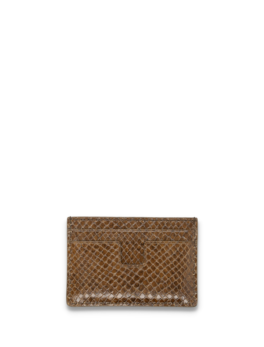 Printed python cardholder - Spazio Pritelli